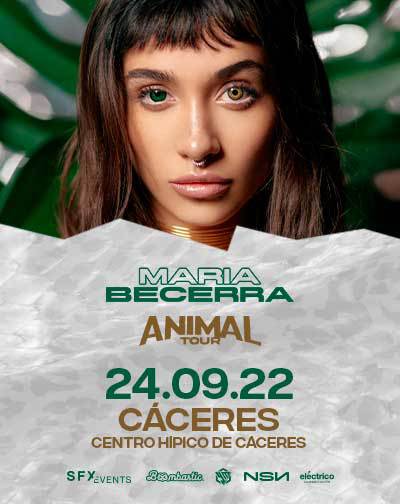 Concierto Maria Becerra - ANIMAL TOUR en Cáceres