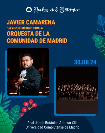 Javier Camarena with the Orchestra of the Community of Madrid