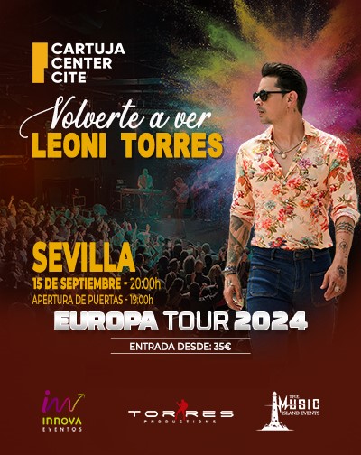 Leoni Torres - Volverte a ver Europa Tour 2024