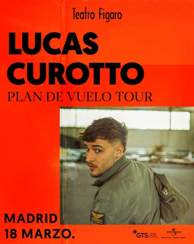 Concierto Lucas Curotto - Plan de Vuelo Tour en Madrid
