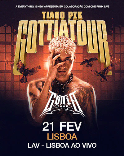 Concierto Tiago PZK - Gotti A Tour en Lisboa