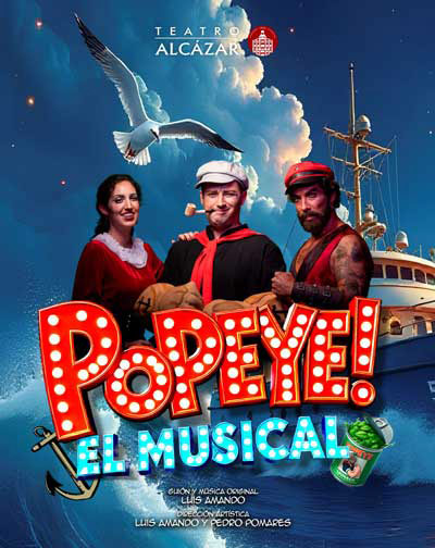 Entradas Popeye. El Musical en Madrid