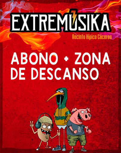 Festival Festival Extremúsika - Abono + Zona de Descanso 2025 en Cáceres