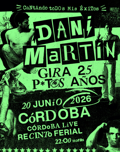 Concierto Dani Martín - Gira 25 P*t*s Años en Córdoba