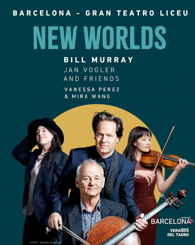 Concierto New Worlds – Bill Murray, Jan Vogler and Friends en Barcelona