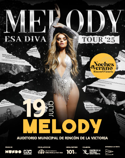 Concierto Melody - Noches de Verano Rincón de la Victoria en Málaga