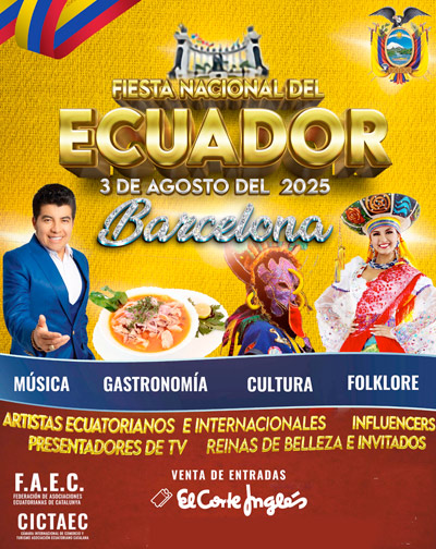 Concierto Fiesta Nacional del Ecuador en Barcelona